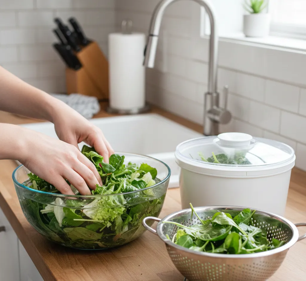 Best Practices for Washing Salad Greens: A Complete Home Kitchen Guide
