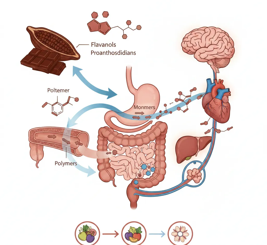Chocolate Phenolics Bioavailability: How Cocoa Polyphenols Are Absorbed and Used in the Body