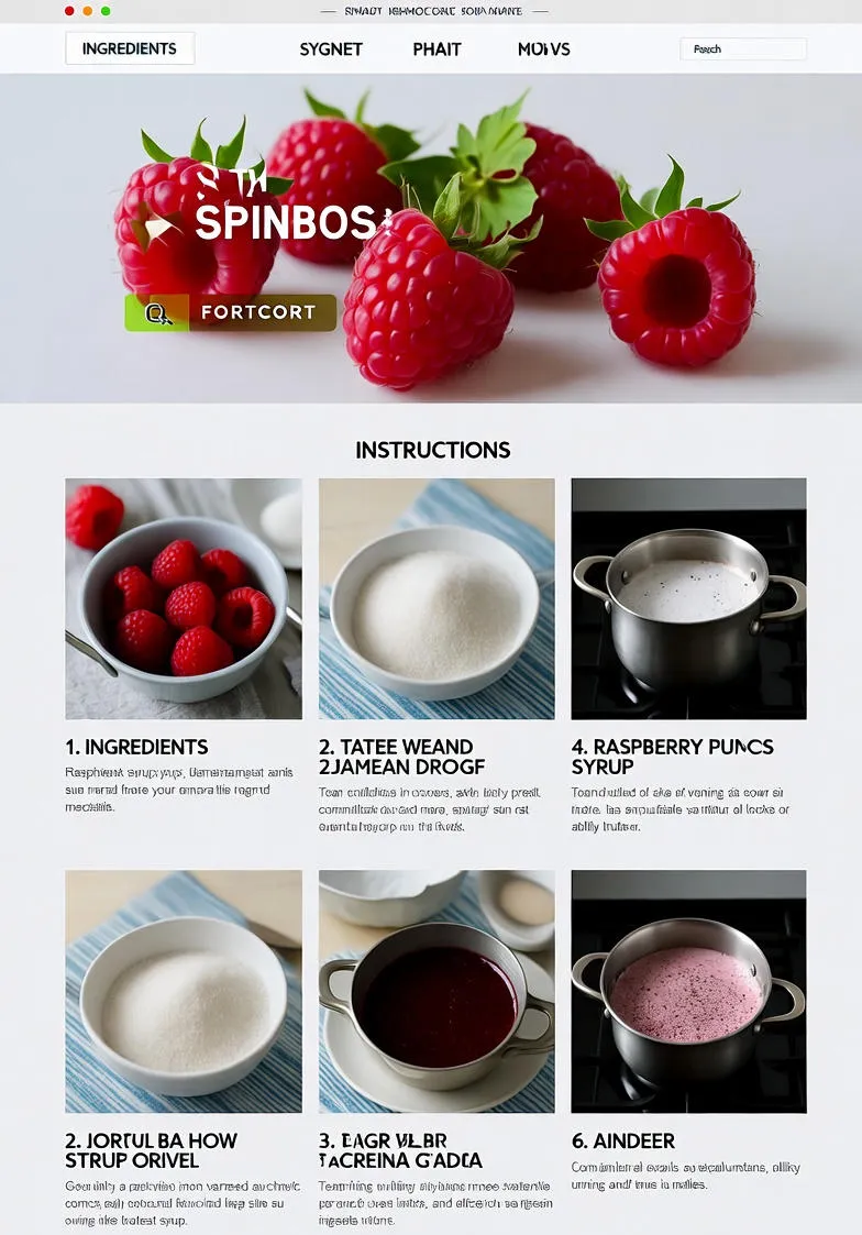 Easy Homemade Raspberry Syrup Recipe: A Step-by-Step Guide