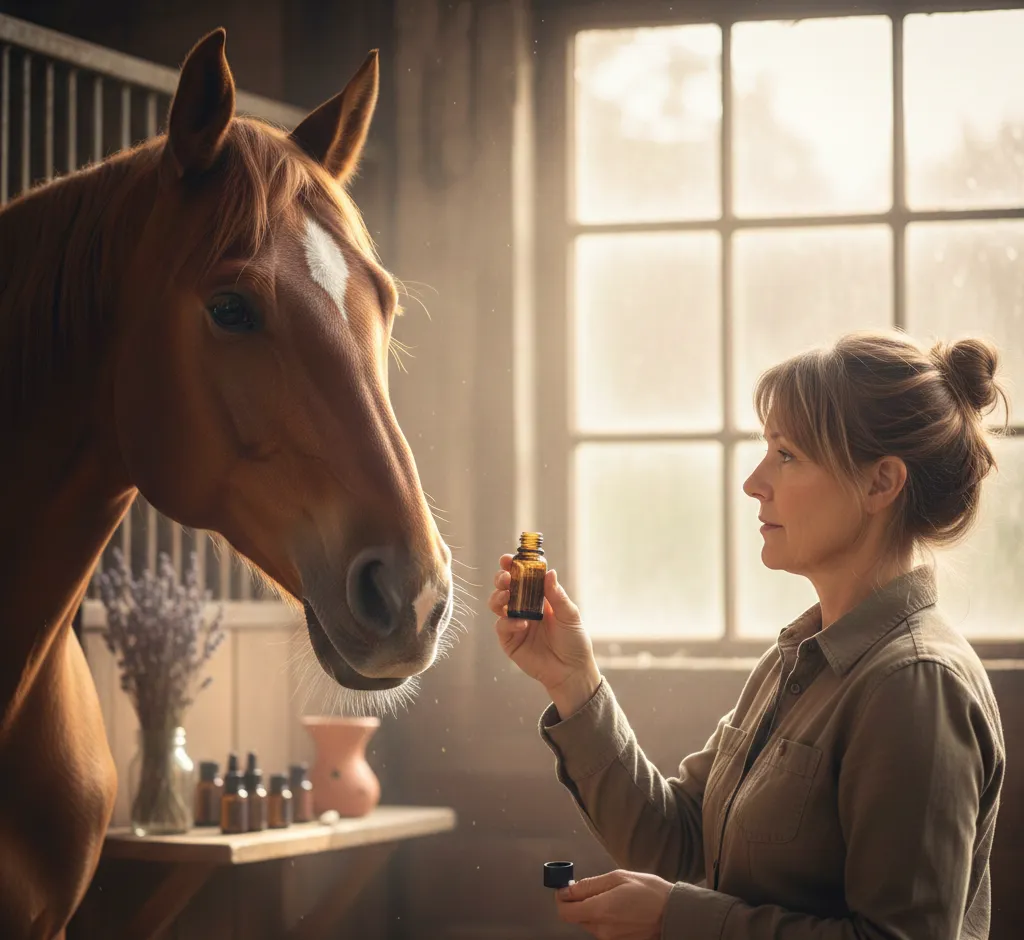 Equine Therapy with Essential Oils: A Holistic Approach to Horse Health and Harmony