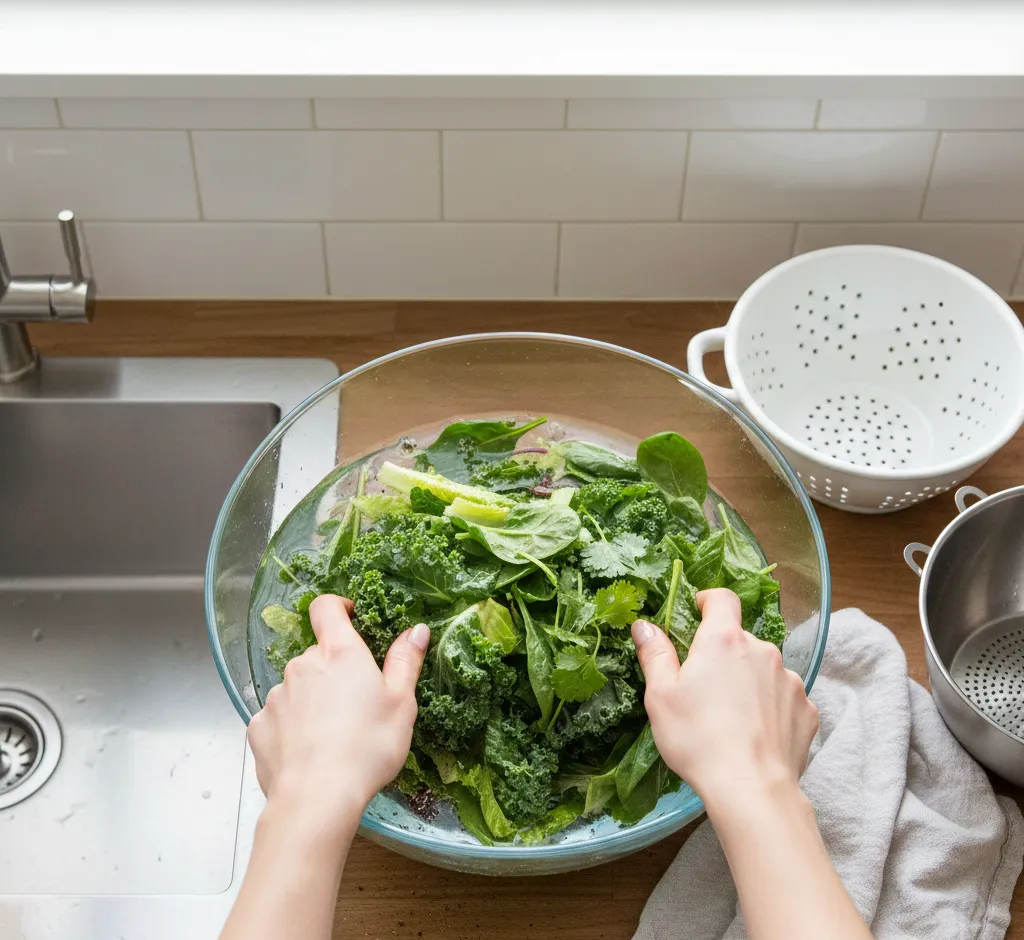 How to Wash Leafy Greens Properly: A Complete Safety and Freshness Guide