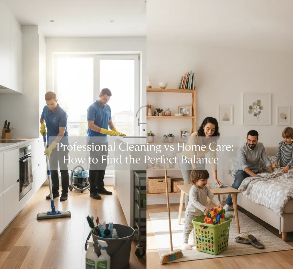 Professional Cleaning vs Home Care: How to Find the Perfect Balance