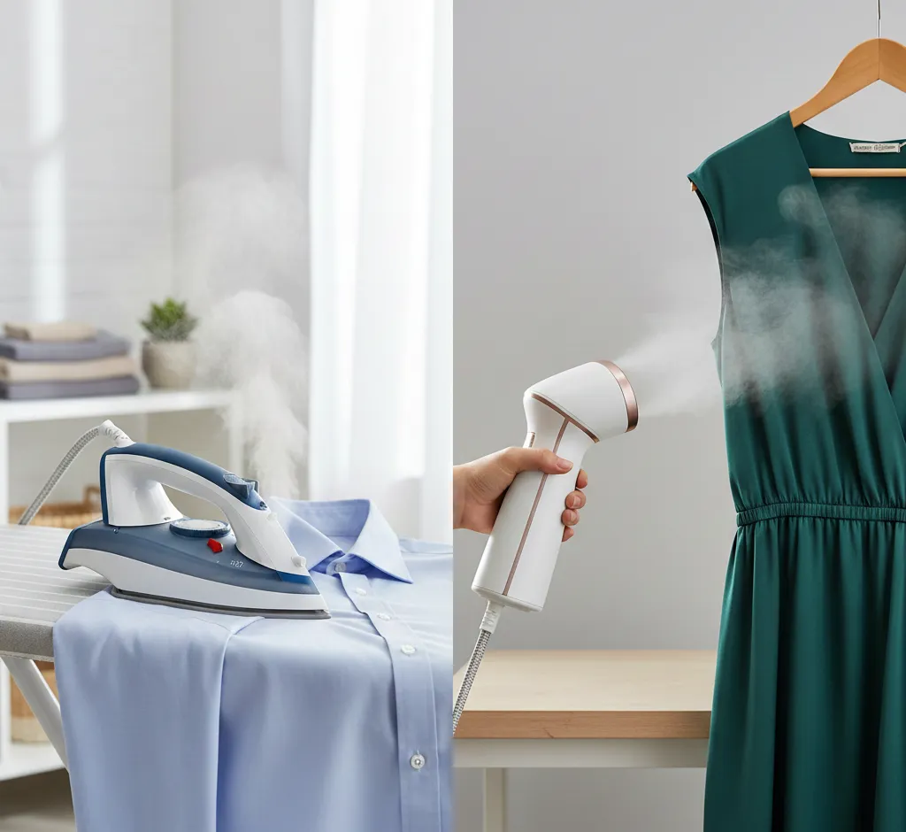 Steam Iron vs Garment Steamer: Which Is Better for Home Use?