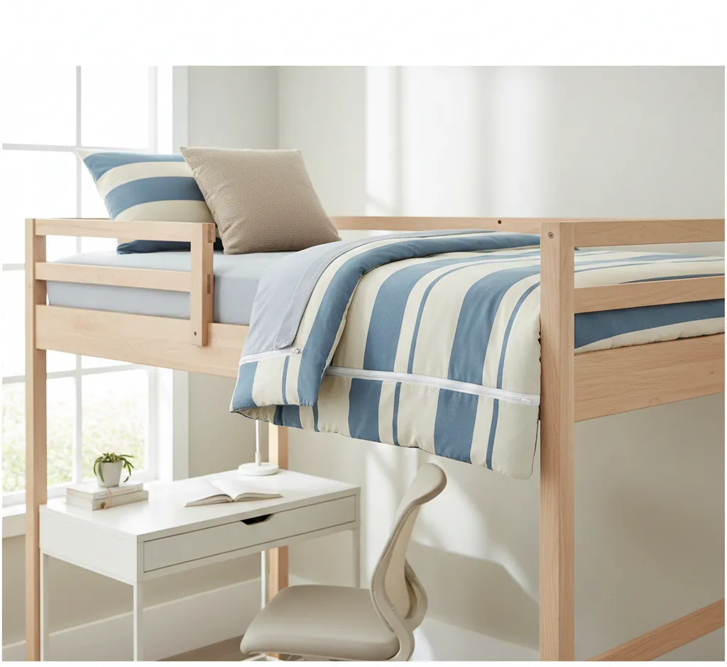The Ultimate Guide to Choosing Bedding for Loft Beds: Safety, Style, and Easy Changes