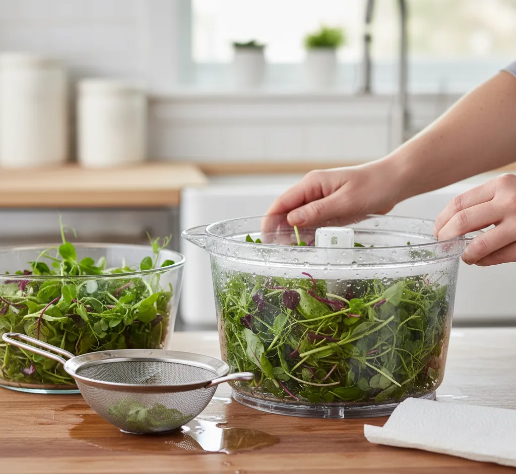 The Ultimate Guide to Washing Microgreens: Best Practices for Safety and Freshness