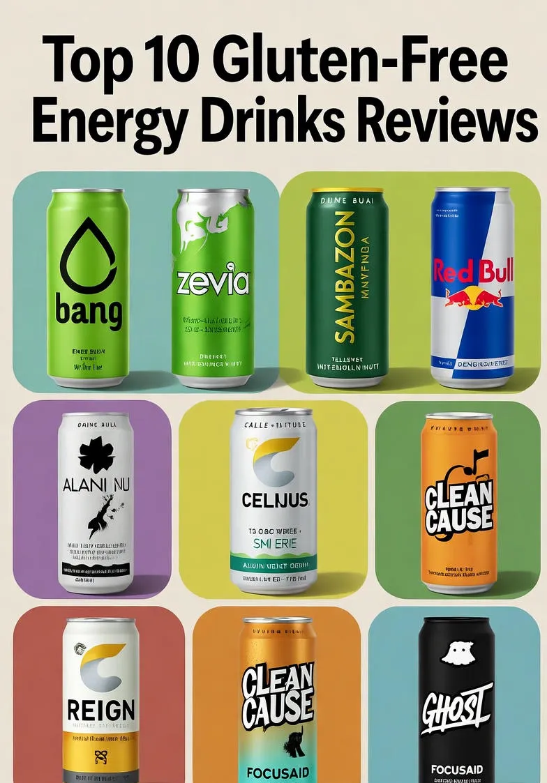 Top 10 Gluten-Free Energy Drinks Reviews 2025: Safe Boosts for Celiac Lifestyles