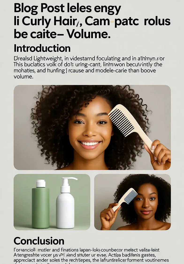 Ultimate Guide to Curly Hair Care for Maximum Volume